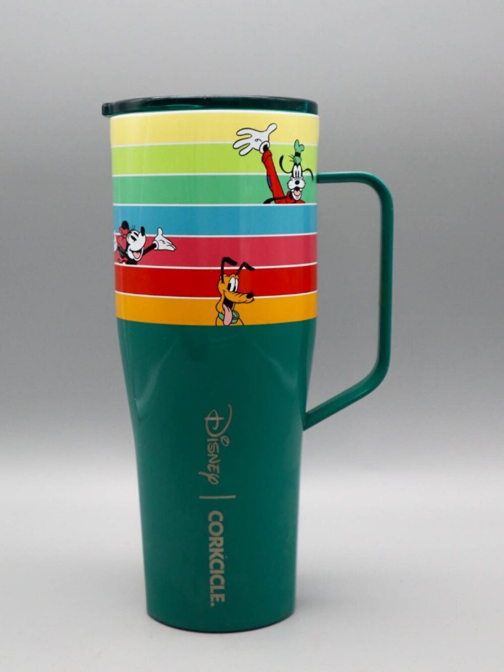 2024 Disney Parks Mickey & Friends 30oz Corkcicle Insulated Travel Tumbler Teal - Picture 5 of 10